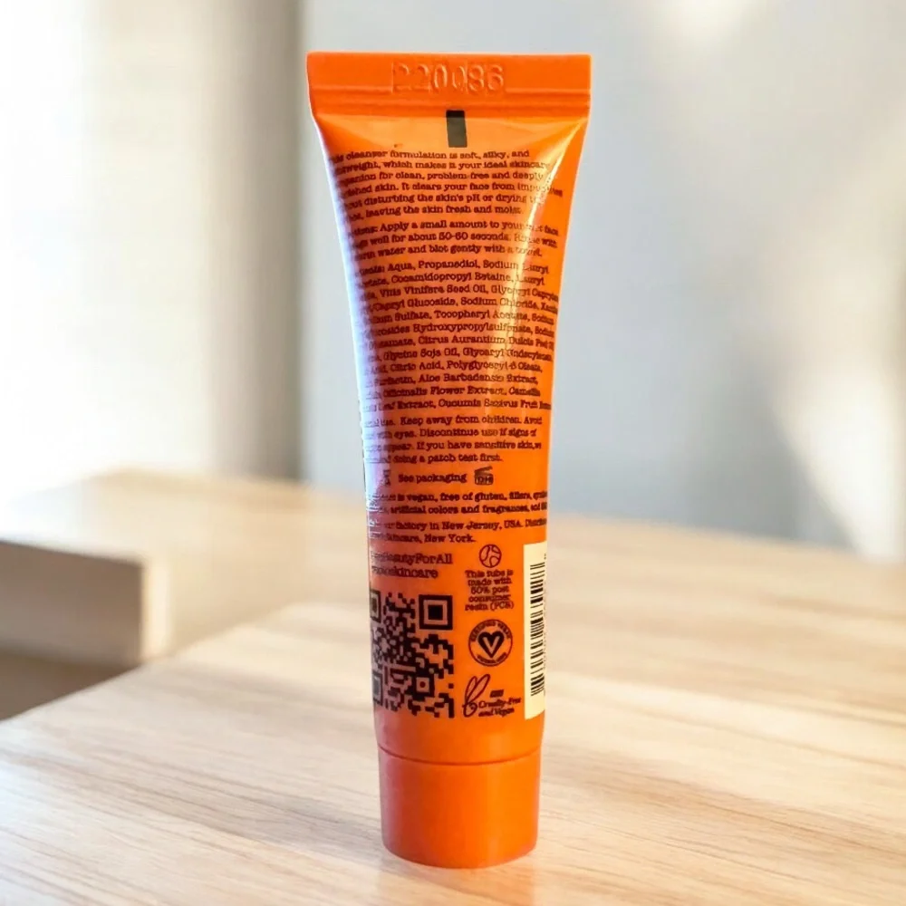 Brand New Apto Skincare Orange Blossom Cleanser with Grapeseed Oil 10 ml